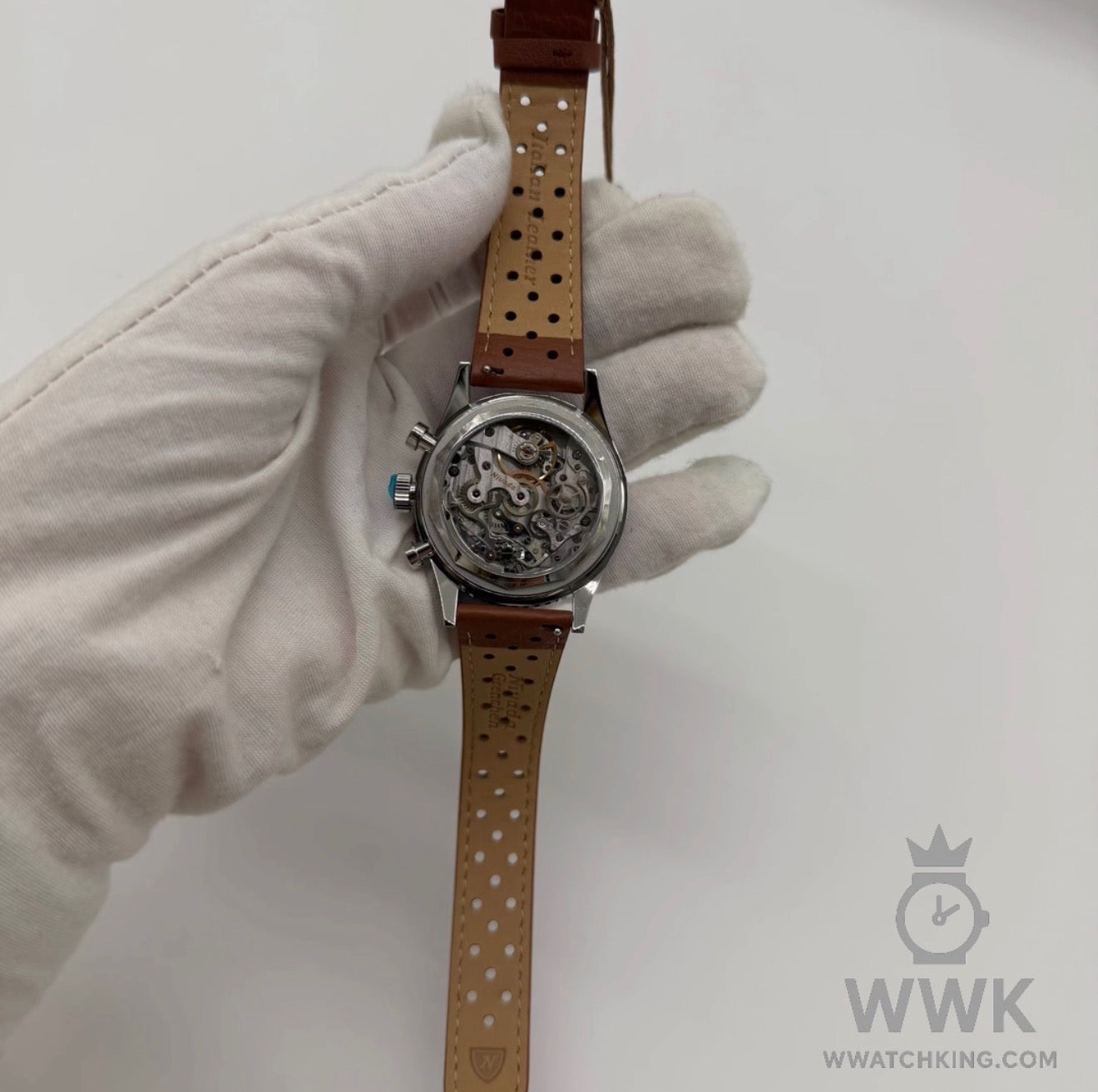 Nivada Grenchen 'Chronograph Valjoux 23 Broad Arrow ' | Limited Edition of 25 | Ref. 86058M23 | Strap | Full Set
