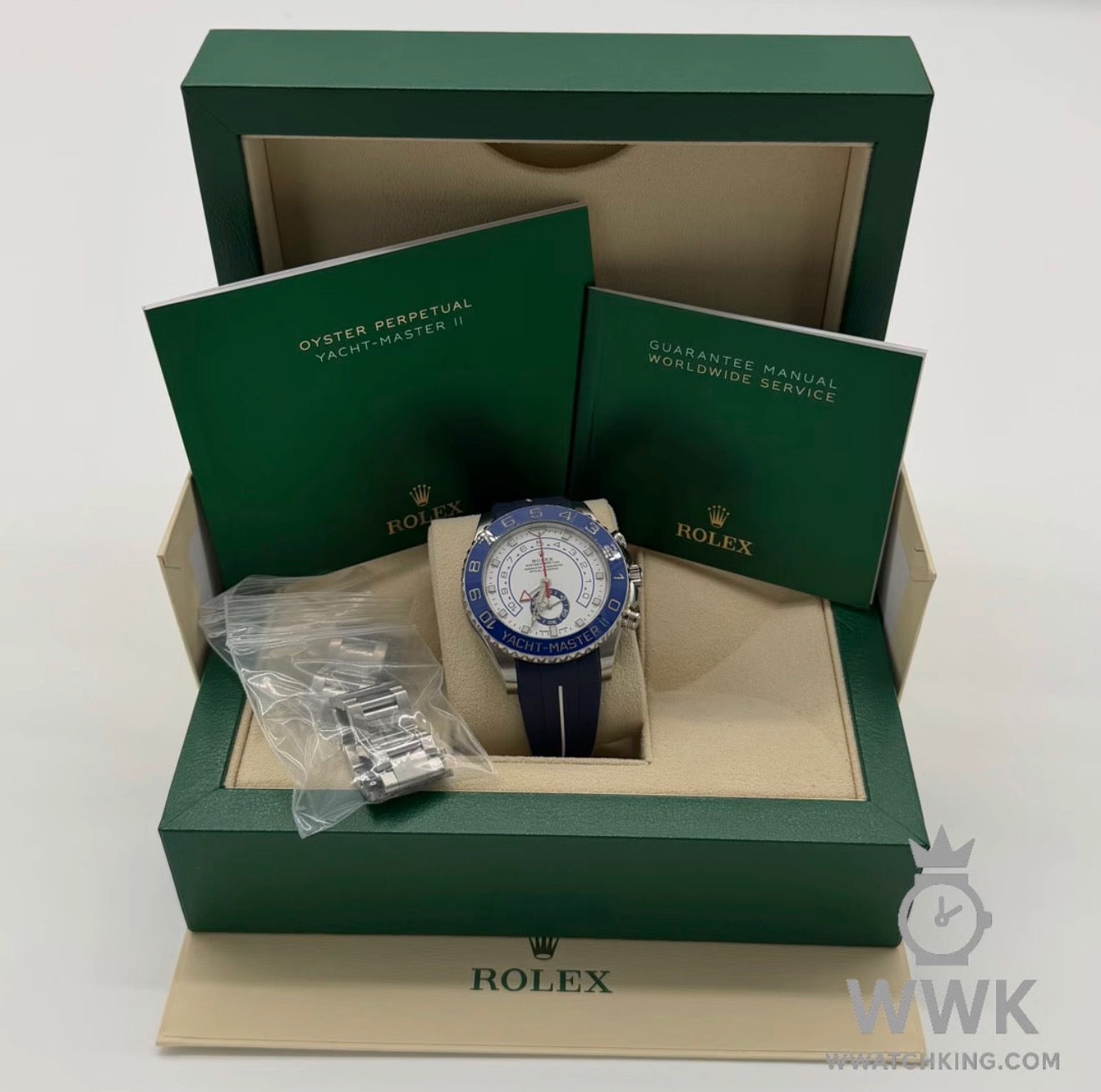 Rolex Yacht-Master II | Ref 116680 | Oyster & Rubber | Oysterflex | Full Set