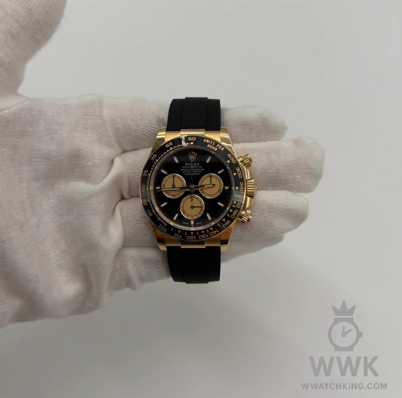 Rolex Daytona 'Paul Newman' | Ref. 126518LN | Oysterflex | 18k Gold | Full Set