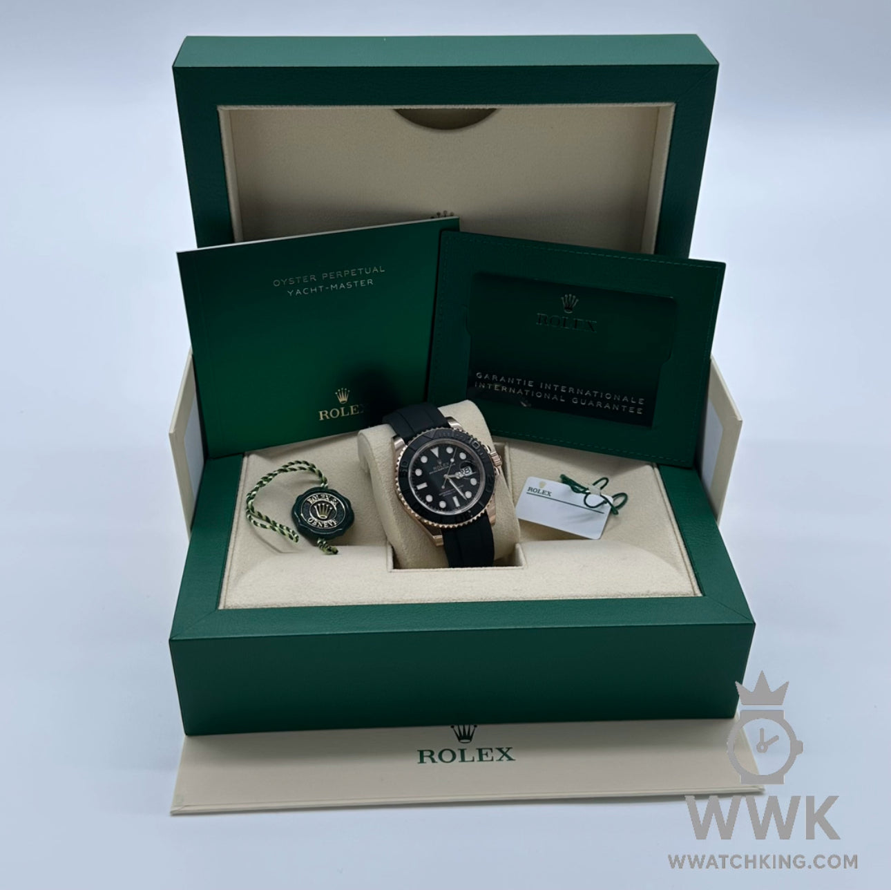 Rolex Yacht-Master | Ref 126655 | 18k Everose Gold | Oysterflex | Full Set