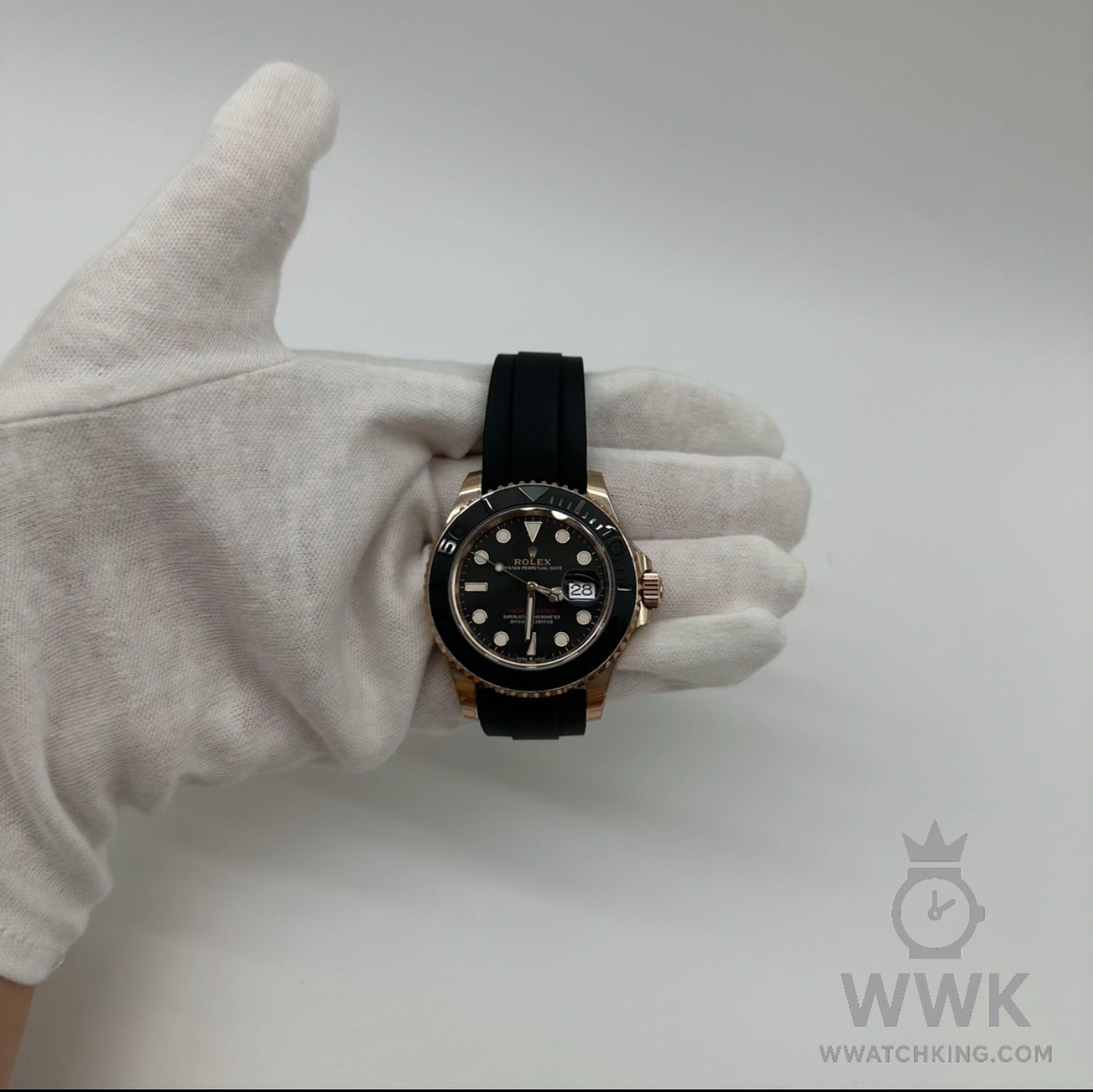 Rolex Yacht-Master | Ref 126655 | 18k Everose Gold | Oysterflex | Full Set