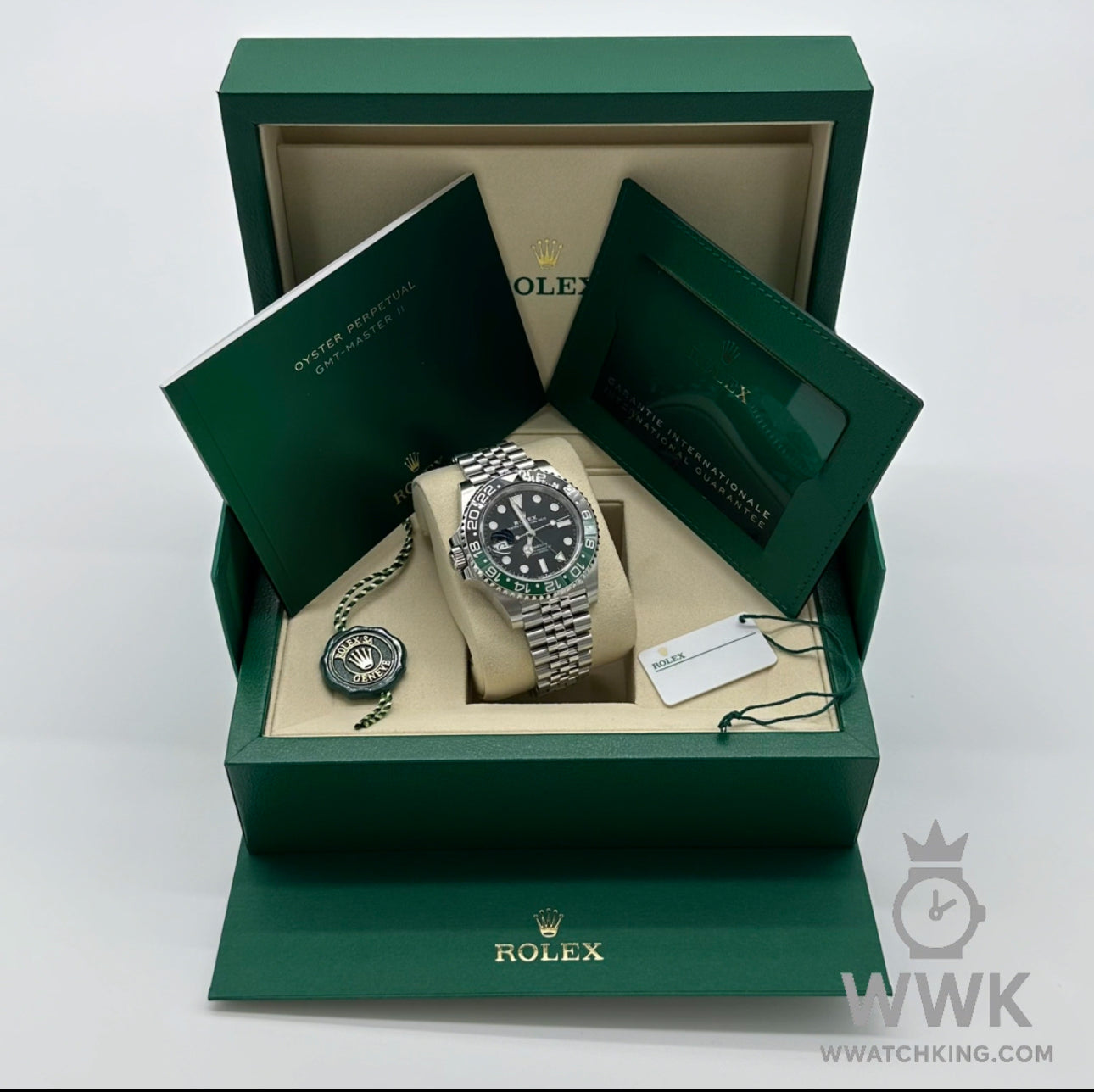 Rolex GMT Master II 'Sprite' | Ref. 126710VTNR | Jubilee | Full Set