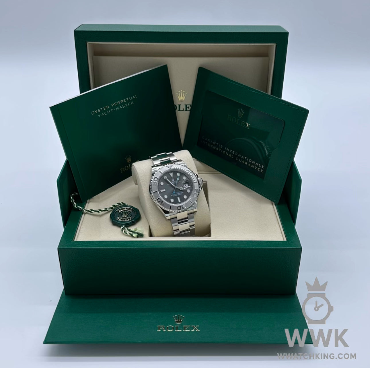 Rolex Yacht-Master 'Rolesium Slate' | Ref 126622 | Steel and Platinum | Oyster | Full Set