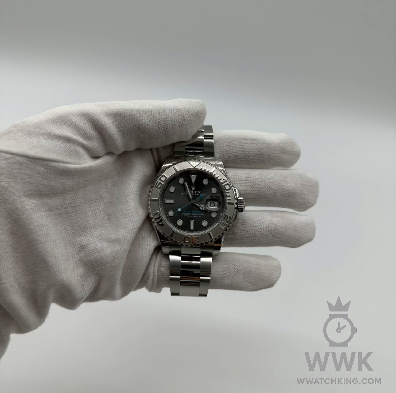 Rolex Yacht-Master 'Rolesium Slate' | Ref 126622 | Steel and Platinum | Oyster | Full Set