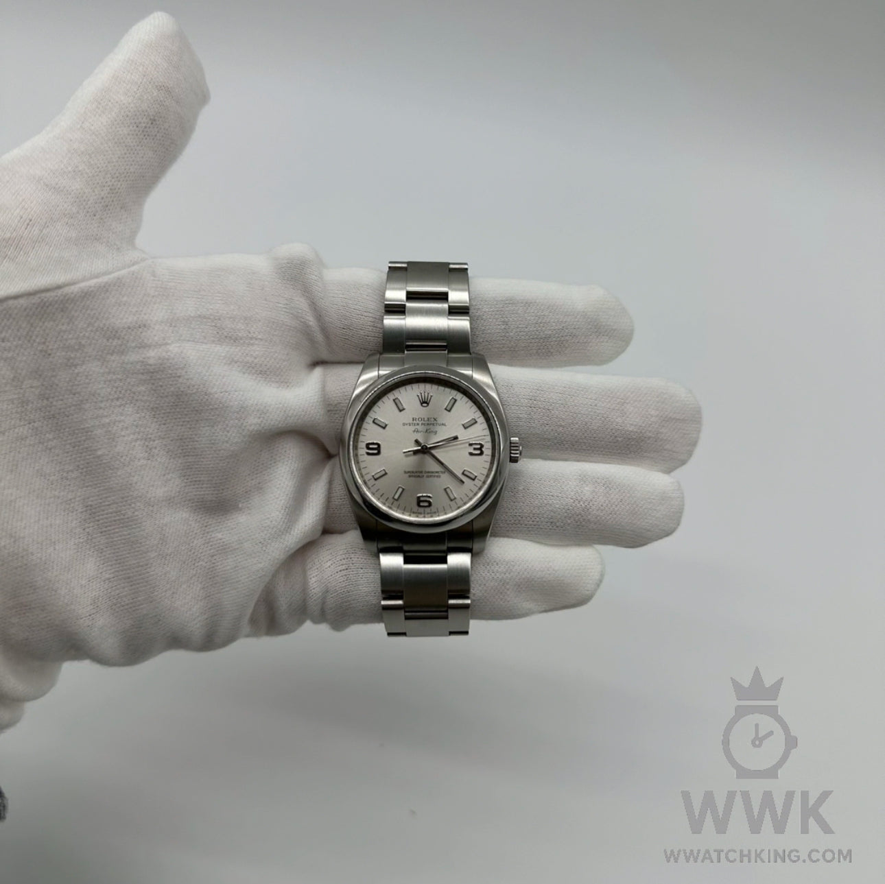 Rolex Air-King 'Silver' | Ref. 114200-0070190 | Oyster | Full Set