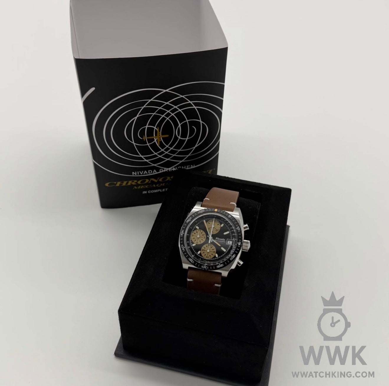 Nivada Grenchen 'Chronosport Mecaquartz' | Ref. 77001Q10 | Strap | Full Set