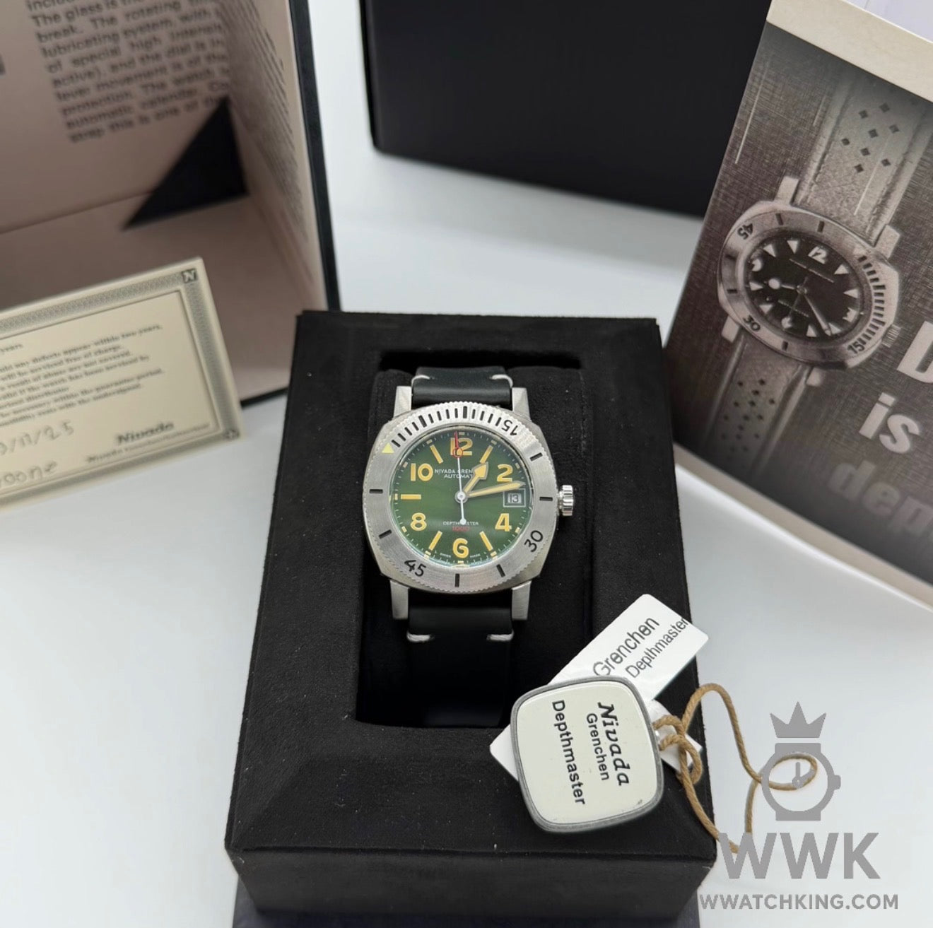 Nivada Grenchen 'Depthmaster' | Ref. 25206A09 | Strap | Full Set