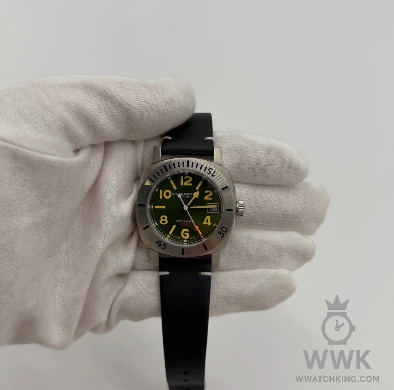 Nivada Grenchen 'Depthmaster' | Ref. 25206A09 | Strap | Full Set