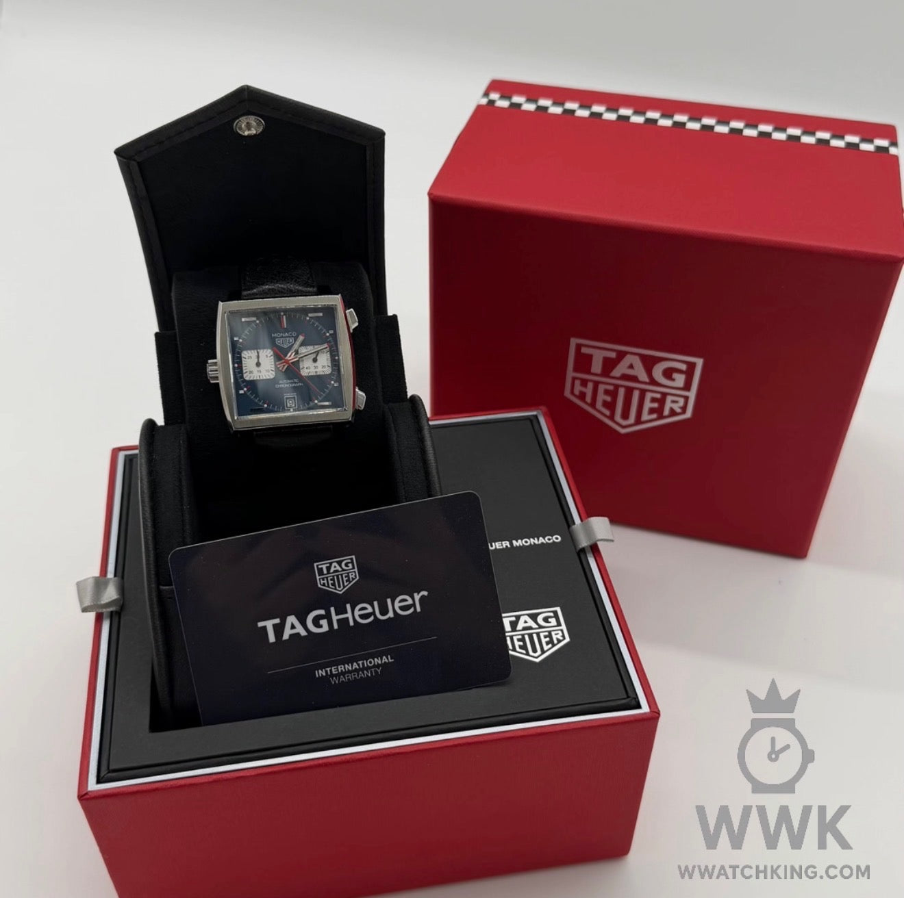 Heuer Monaco 'Steve Macqueen' | Leather Strap | Full Set