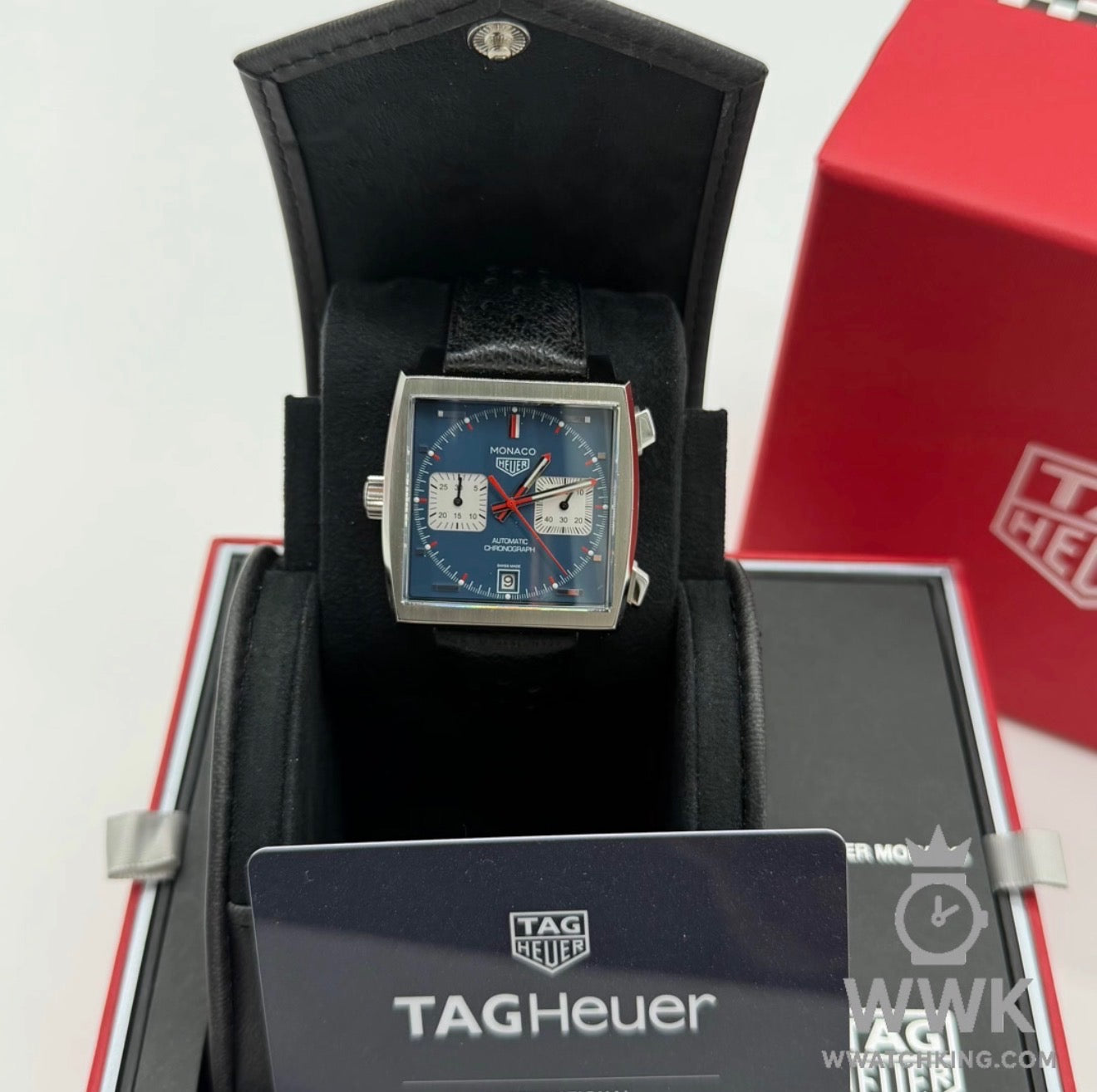 Heuer Monaco 'Steve Macqueen' | Leather Strap | Full Set