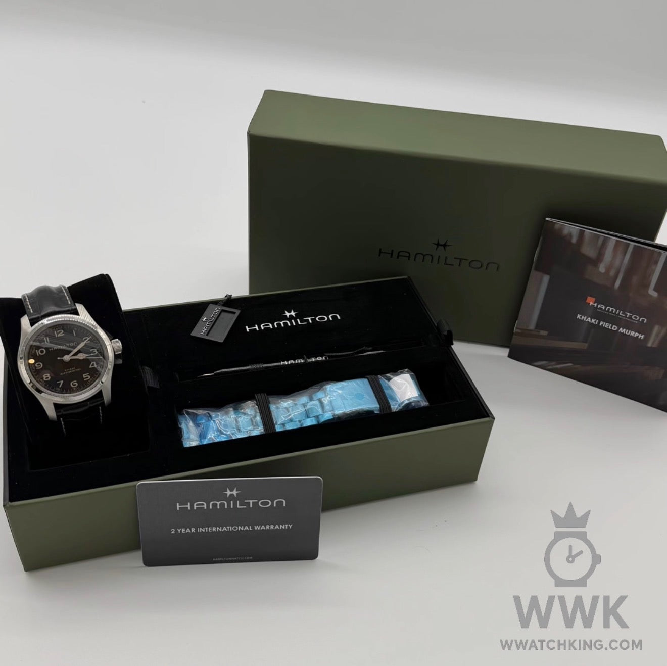 Hamilton Khaki Field Murph 42mm | Ref. H70605732 | Leather | Full Set