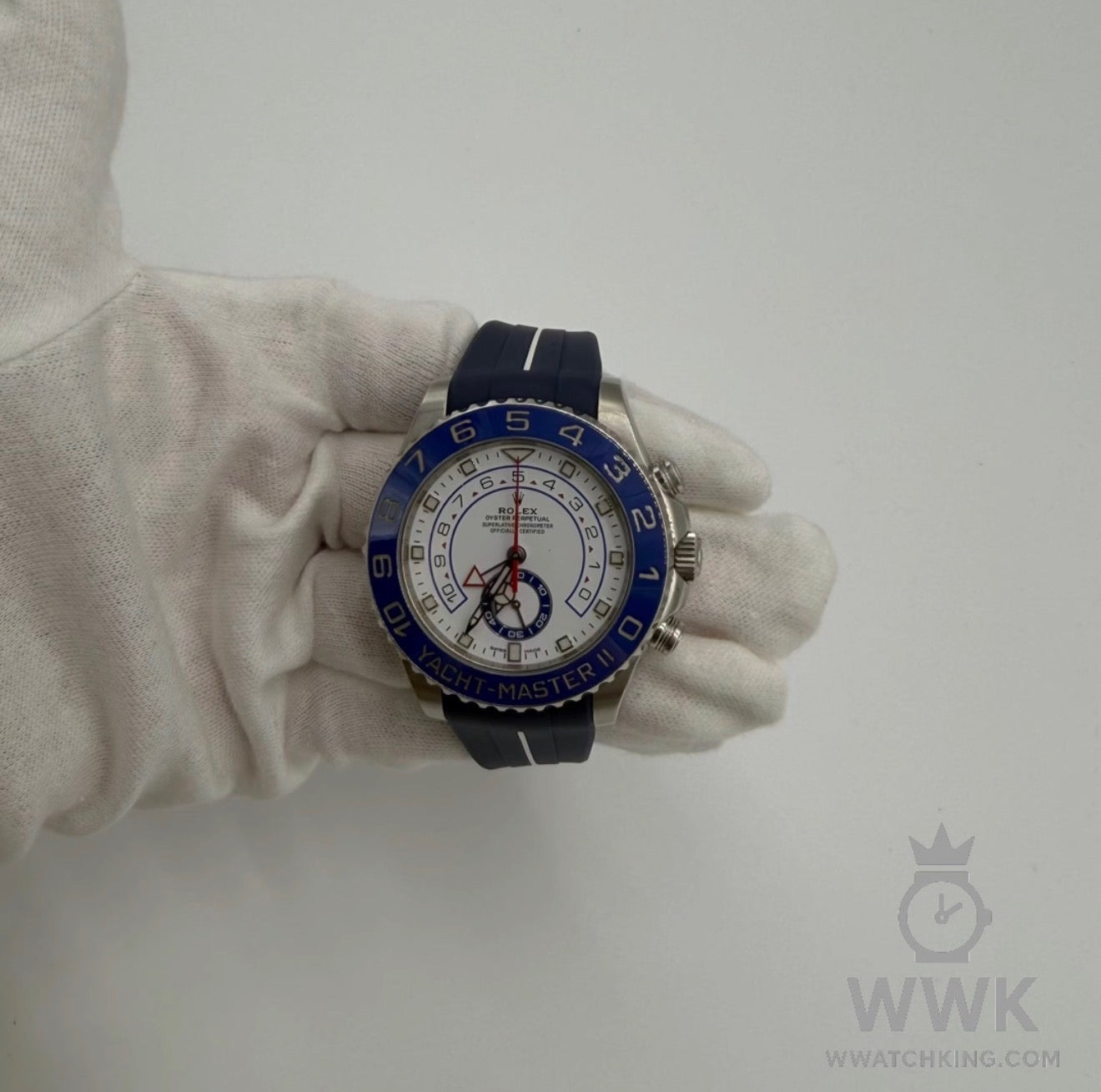 Rolex Yacht-Master II | Ref 116680 | Oyster & Rubber | Oysterflex | Full Set