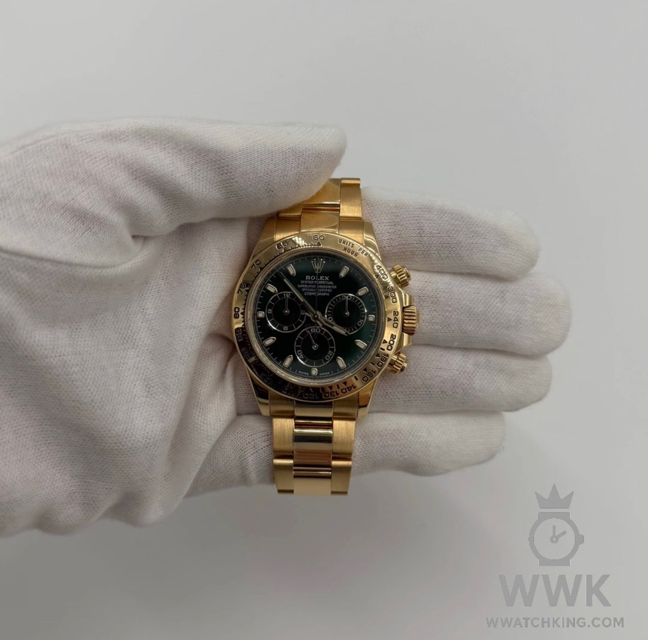 Rolex Daytona 'John Mayer' | Ref. 116508 | 18K Gold, Oysterflex | Box & Papers