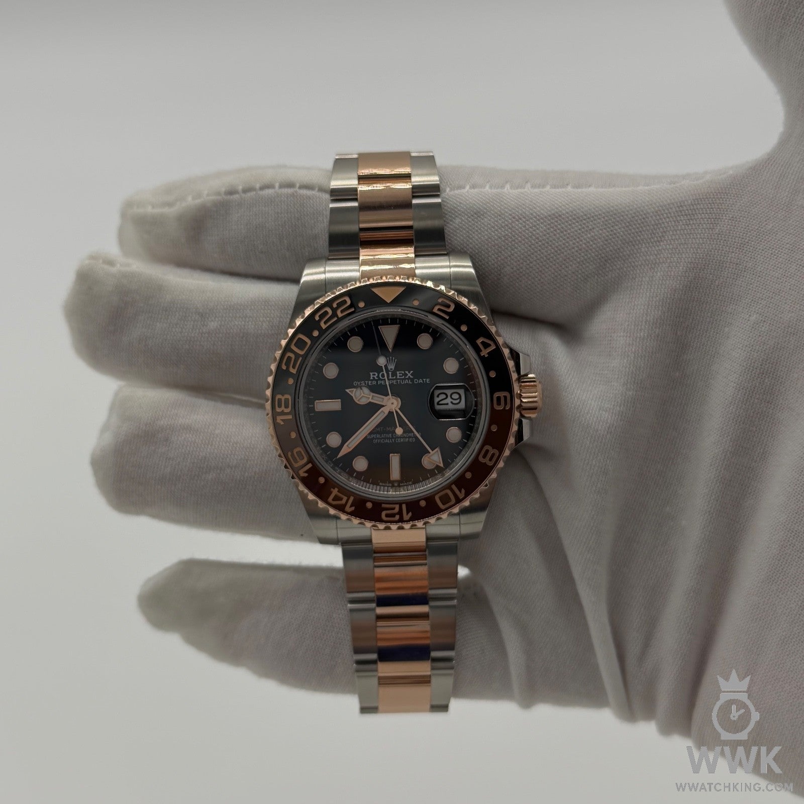 Rolex GMT Master II 'Root beer' | Ref 126711CHNR | Two tone Oyster | Full Set