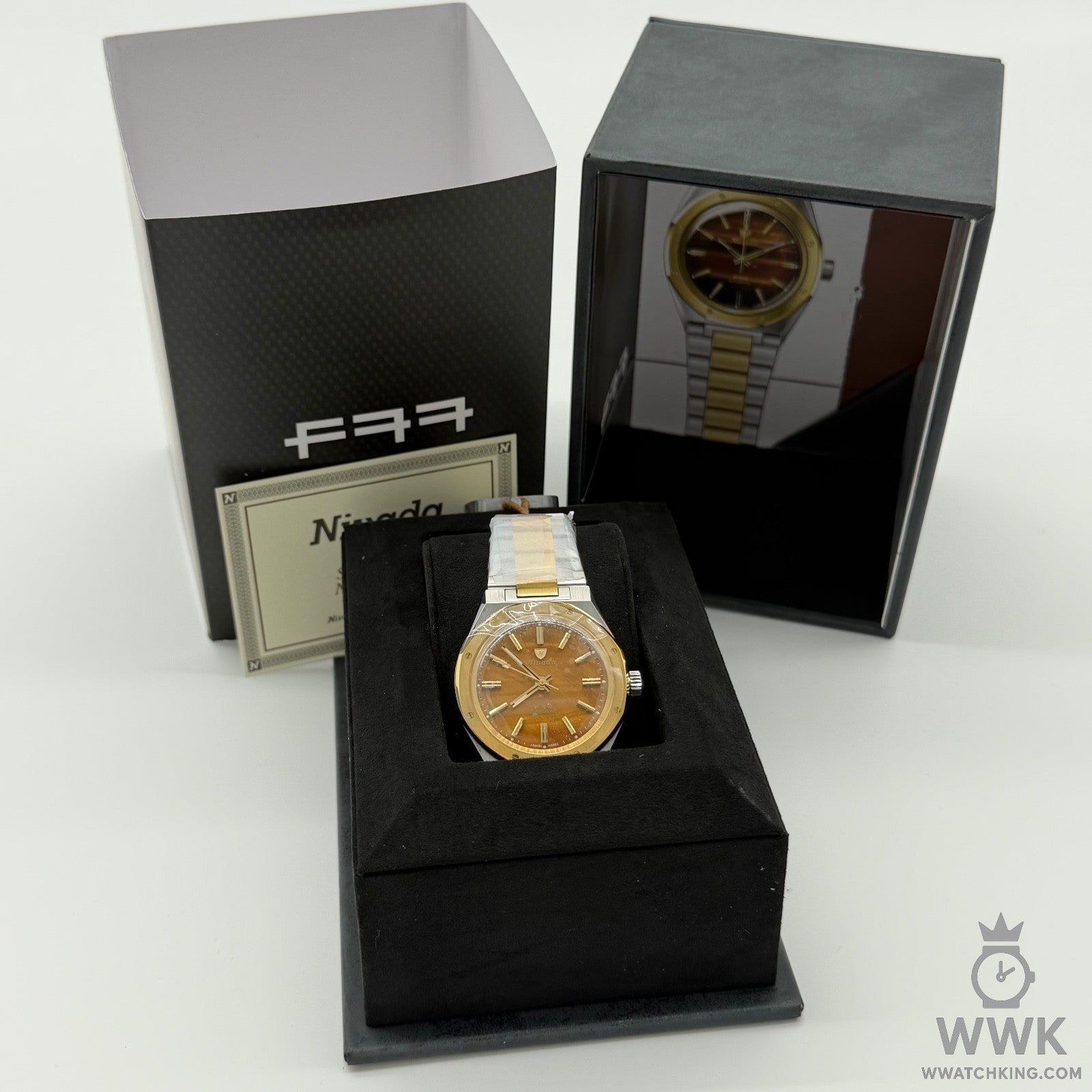 Nivada Grenchen F77 Tiger Eye Bicolor Mark 1 | Ref 68033A77 | Limited Edition