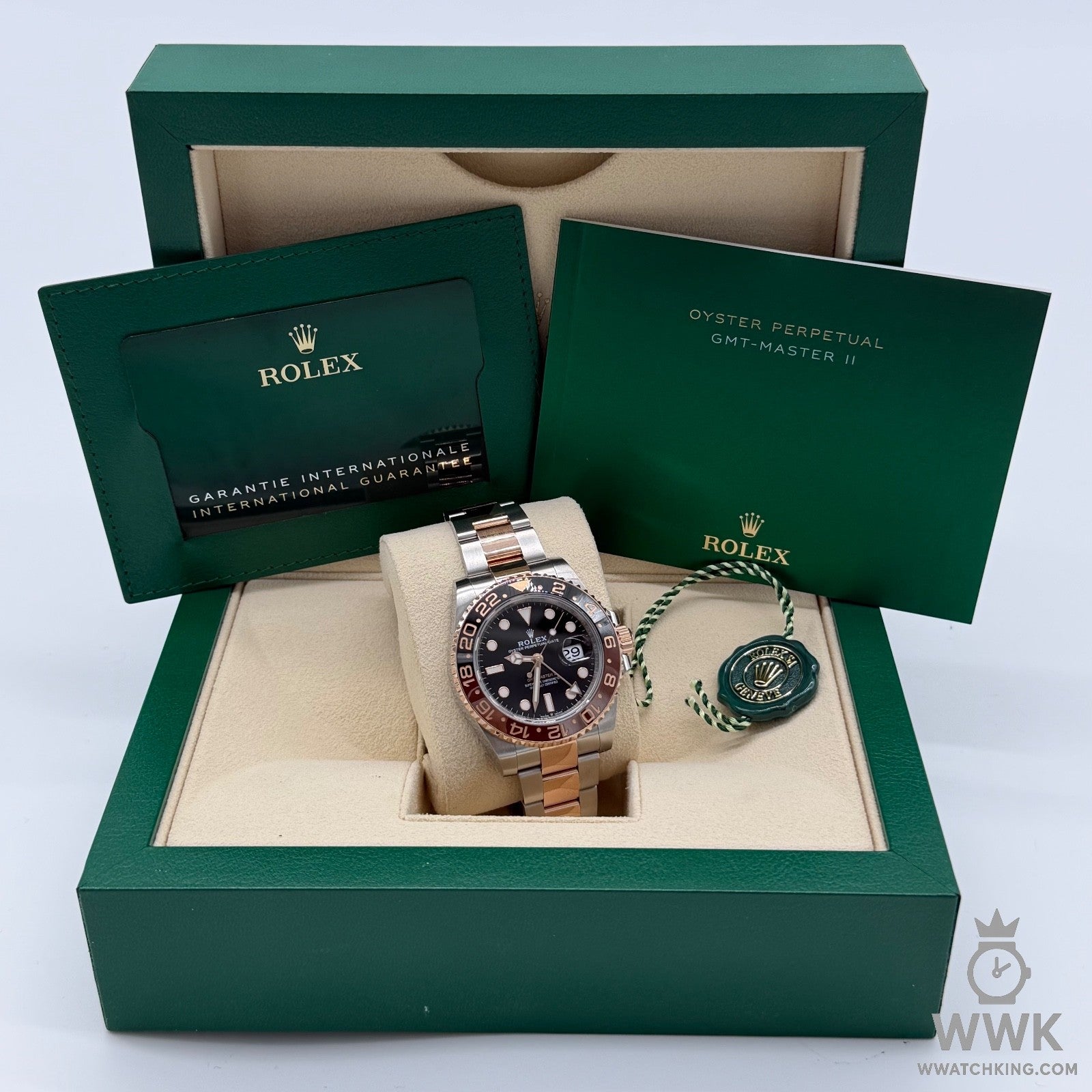 Rolex GMT Master II 'Root beer' | Ref 126711CHNR | Two tone Oyster | Full Set